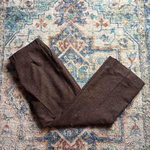 Vintage 80s Sears Speckled Pleated Trousers Size 36